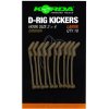 Korda Rovnátka Kickers D Rig Brown L 10 ks Korda Rovnátka Kickers D Rig Brown L 10 ks