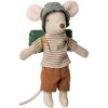 Maileg Myšiak turista Thin Stripes Big Brother Maileg Myšiak turista Thin Stripes Big Brother