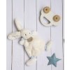 DouDou et Compagnie Lapin Bonbon Zajačik modrý PM mojkáčik 26cm DouDou et Compagnie Lapin Bonbon Zajačik modrý PM mojkáčik 26cm