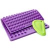 Collory Silikónová forma na pamlsky Piškóty 1,5 cm - fialová + stierka zelená Collory Silikónová forma na pamlsky Piškóty 1,5 cm - fialová + stierka zelená