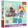 TREFL Sada 3v1 Lilo&Stitch: Šťastný den (2x puzzle + pexeso) TREFL Sada 3v1 Lilo&Stitch: Šťastný den (2x puzzle + pexeso)