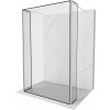 MEXEN/S - Kioto Sprchová zástena WALK-IN voľne stojaca 110 x 30 x 30, čierny vzor, chróm 800-110-030-222-01-70-030 MEXEN/S - Kioto Sprchová zástena WALK-IN voľne stojaca 110 x 30 x 30, čierny vzor, chróm 800-110-030-222-01-70-030