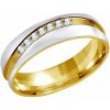 Silvego Snubný oceľový prsteň pre ženy MARIAGE RRC2050-Z Silvego Snubný oceľový prsteň pre ženy MARIAGE RRC2050-Z