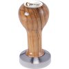 Buna café tamper, oliva, lak, SP, 51 mm, nerez mat, plochý Buna café tamper, oliva, lak, SP, 51 mm, nerez mat, plochý