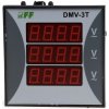 DMV-3T - 3-fázový digitálny voltmeter, 12-400V, presnosť 1% DMV-3T - 3-fázový digitálny voltmeter, 12-400V, presnosť 1%