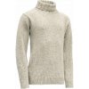 Unisex turistický sveter Devold Nansen Wool High Neck Grey Melange S Unisex turistický sveter Devold Nansen Wool High Neck Grey Melange S