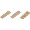 klínky montážne WOODY 80x25x10-3mm,20ks drevené klínky montážne WOODY 80x25x10-3mm,20ks drevené