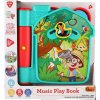 Teddies Knížka hrací edukační safari plast na baterie se zvukem v krabičce 21x23x5cm