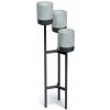 Kovový kvetináč sivý Prosperplast 49 cm x 54 cm x 80 cm Kovový kvetináč sivý Prosperplast 49 cm x 54 cm x 80 cm