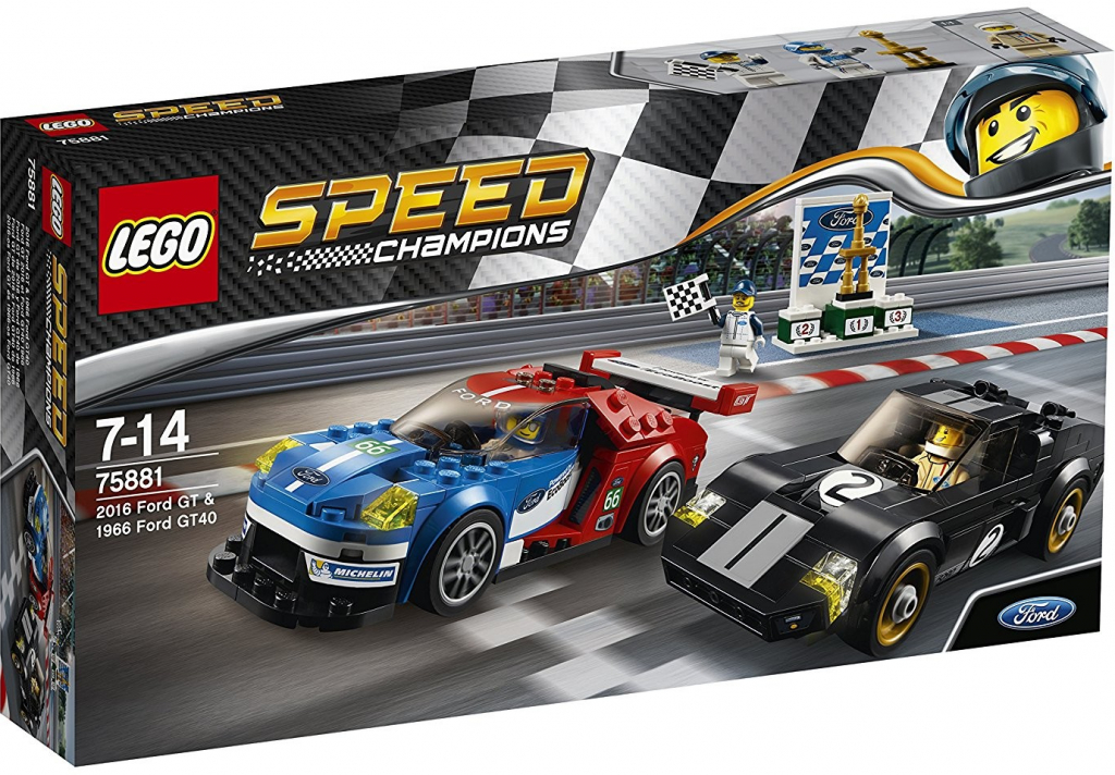 LEGO® Speed Champions 75881 2016 Ford GT 1966 Ford GT40