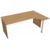 Pracovný stôl Gate, ergo, ľavý, 160x75,5x120 cm, dub/dub Pracovný stôl Gate, ergo, ľavý, 160x75,5x120 cm, dub/dub