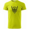 Viking logo - Klasické pánske tričko vyššej gramáže - 2XL ( Limetková ) Viking logo - Klasické pánske tričko vyššej gramáže - 2XL ( Limetková )