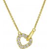 Silvego Diamantový náhrdelník (0,16 ct) srdce Marylin zo žltého zlata DNN39845NGYD Silvego Diamantový náhrdelník (0,16 ct) srdce Marylin zo žltého zlata DNN39845NGYD