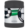 Thermos FUNtainer 290 ml fotbal Černá termoska Thermos FUNtainer 290 ml fotbal Černá termoska