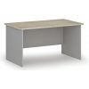 Kancelársky písací stôl PRIMO GRAY, 140x80 cm, sivá/dub prírodný Kancelársky písací stôl PRIMO GRAY, 140x80 cm, sivá/dub prírodný