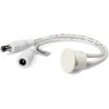 Zapustený stmievač pre LED pásy 12/24V 4A, biely Zapustený stmievač pre LED pásy 12/24V 4A, biely