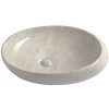 SAPHO DALMA keramické umývadlo 68x44x16,5 cm, marfil MM327 - Sapho