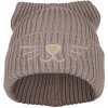 Bontis Pletená čiapka s výšivkou Mačka - Kašmírová | uni Bontis Pletená čiapka s výšivkou Mačka - Kašmírová | uni