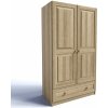 Celodrevená dubová skriňa Daniela-delená Celodrevená dubová skriňa Daniela-delená