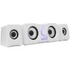 White Shark 2.2 MOOD speakers, white MOOD-W White Shark 2.2 MOOD speakers, white MOOD-W