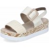 Dámske sandále RIEKER V3950-61 béžová S5 40 Dámske sandále RIEKER V3950-61 béžová S5 40