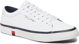 Tommy Hilfiger Sneakersy Modern Vulc Corporate Leather FM0FM04922 Biela
