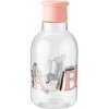 RIG-TIG Fľaša na vodu MOOMIN ABC 500 ml, lososová, tritán RIG-TIG Fľaša na vodu MOOMIN ABC 500 ml, lososová, tritán