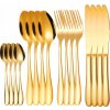 ZLATÉ PRÍBORY SADA 24 KUSOV LESKLÉ ZLATÉ PRÍBORY SADA 24 KUSOV LESKLÉ