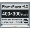 Waveshare 4.2inch E-Paper E-Ink Display Module for Raspberry Pi Pico, 400×300, Black / White, 4 Grayscale, SPI Waveshare 4.2inch E-Paper E-Ink Display Module for Raspberry Pi Pico, 400×300, Black / White, 4 Grayscale, SPI