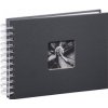 Hama Album klasický špirálový FINE ART 24x17 cm, 50 strán, šedý, biele listy Hama Album klasický špirálový FINE ART 24x17 cm, 50 strán, šedý, biele listy