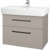 Dreja Kúpeľňová skrinka Q MAX SZZ2 80 - N07 Stone / Úchytka T06 / N07 Stone Dreja Kúpeľňová skrinka Q MAX SZZ2 80 - N07 Stone / Úchytka T06 / N07 Stone