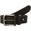 Pevný Kožený Opasok Buffalo so striebornou prackou 3,5 cm Čierny Farba: čierna, Veľkosť: 95 Pevný Kožený Opasok Buffalo so striebornou prackou 3,5 cm Čierny Farba: čierna, Veľkosť: 95