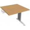 Hobis Pracovný stôl Flex, 80x75,5x80 cm, buk/kov Hobis Pracovný stôl Flex, 80x75,5x80 cm, buk/kov