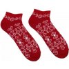 Unisex členkové ponožky Čičmany bordové HestySocks (veľkosť: 39-42) Unisex členkové ponožky Čičmany bordové HestySocks (veľkosť: 39-42)