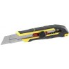 Stanley FatMax nůž na odlamovací čepele 25 mm, TPR, s kolečkem Stanley FatMax nůž na odlamovací čepele 25 mm, TPR, s kolečkem