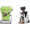 Ascaso Dream PID, Fresh Pistachio + Eureka Mignon Zero 65 Speedy, CR chrome Ascaso Dream PID, Fresh Pistachio + Eureka Mignon Zero 65 Speedy, CR chrome