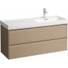 Laufen Meda skrinka 118x45x51.5 cm závesná kúpeľňová skrinka pod umývadlo kapučíno H4217620114651 Laufen Meda skrinka 118x45x51.5 cm závesná kúpeľňová skrinka pod umývadlo kapučíno H4217620114651
