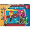 RAVENSBURGER Iron Man a jeho úžasní priatelia 3x49 dielov