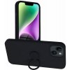 OEM Puzdro SILICONE RING pre IPHONE 14 čierne OEM Puzdro SILICONE RING pre IPHONE 14 čierne