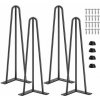 Nábytková noha Hairpin 200mm, 4 kusy, čierna (PN20) Nábytková noha Hairpin 200mm, 4 kusy, čierna (PN20)