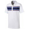 Pánske golfové tričko Puma Montauk S Biela/Navy Pánske golfové tričko Puma Montauk S Biela/Navy