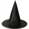 Detský čarodejnícky klobúk čierny klasik 38x32cm Detský čarodejnícky klobúk čierny klasik 38x32cm