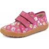 Froddo Dievčenské plátené barefoot tenisky Canvas Fuxia