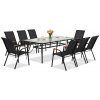Kovový záhradný nábytok Modena/Bitonto Wood pre 8 osôb s veľkým stolom Garden Point čierny Kovový záhradný nábytok Modena/Bitonto Wood pre 8 osôb s veľkým stolom Garden Point čierny