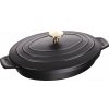 Staub 40509-582-0 Zapekací a servírovací hrniec oválny s pokrievkou 1 l čierny Staub 40509-582-0 Zapekací a servírovací hrniec oválny s pokrievkou 1 l čierny