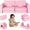 Ecotoys Pohovka TMSRT-15 PINK 55 x 55 látka ružová Ecotoys Pohovka TMSRT-15 PINK 55 x 55 látka ružová