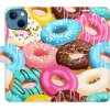 Flipové puzdro iSaprio - Donuts Pattern 02 - iPhone 13 Flipové puzdro iSaprio - Donuts Pattern 02 - iPhone 13
