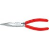 KNIPEX - pologuľaté chróm. kliešte s ostrím 125 mm 2503125 KNIPEX - pologuľaté chróm. kliešte s ostrím 125 mm 2503125