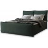 Manželská boxspring posteľ s úložným priestorom Monta 180x200 - zelená Manželská boxspring posteľ s úložným priestorom Monta 180x200 - zelená
