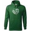 Florbal love - Mikina pánska Cape s kapucňou - XL ( Fľaškovozelená ) Florbal love - Mikina pánska Cape s kapucňou - XL ( Fľaškovozelená )